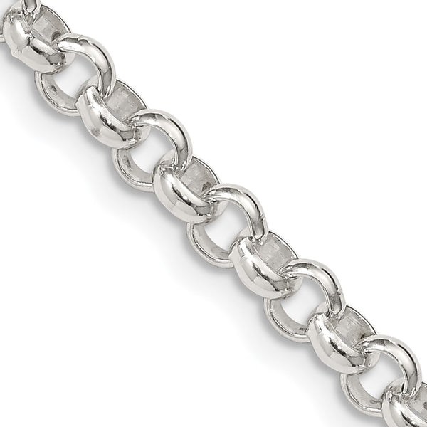4.6mm Sterling Silver Rolo Chain - Style GR1-1033549