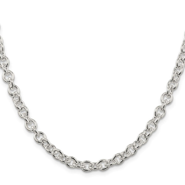 6.1mm Sterling Silver Cable Chain Necklace - Style GR1-1031577