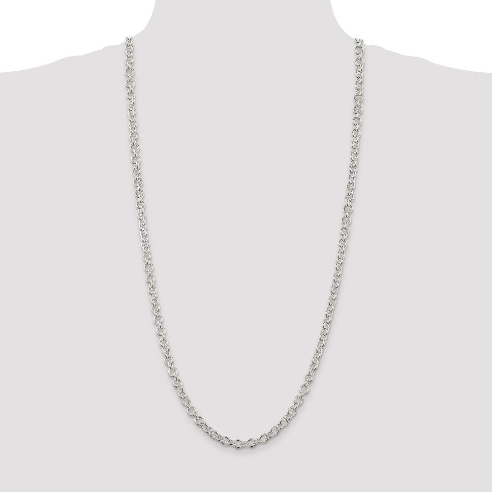Buy 6.1mm Sterling Silver Cable Chain Necklace - Stylish & Affordable Jewelry