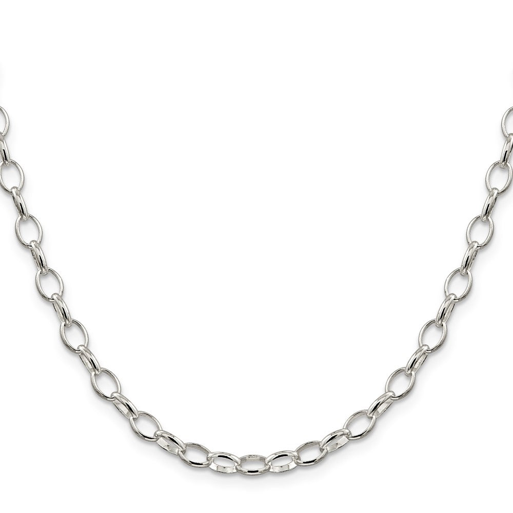 Buy Stylish 5mm Sterling Silver Rolo Chain - High-Quality & Affordable!