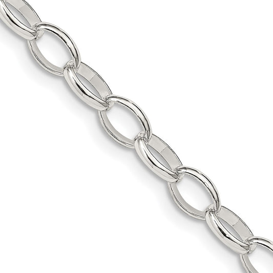 Buy Stylish 5mm Sterling Silver Rolo Chain - High-Quality & Affordable!