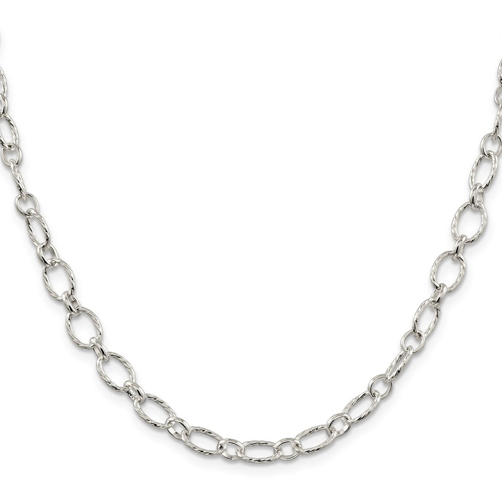 Buy Stylish Sterling Silver 6.1mm Rolo Chain - Elegant Pattern, Affordable Price
