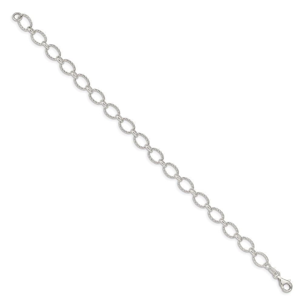 Buy Stylish 6.1mm Sterling Silver Rolo Chain - Elegant Pattern, High-Quality