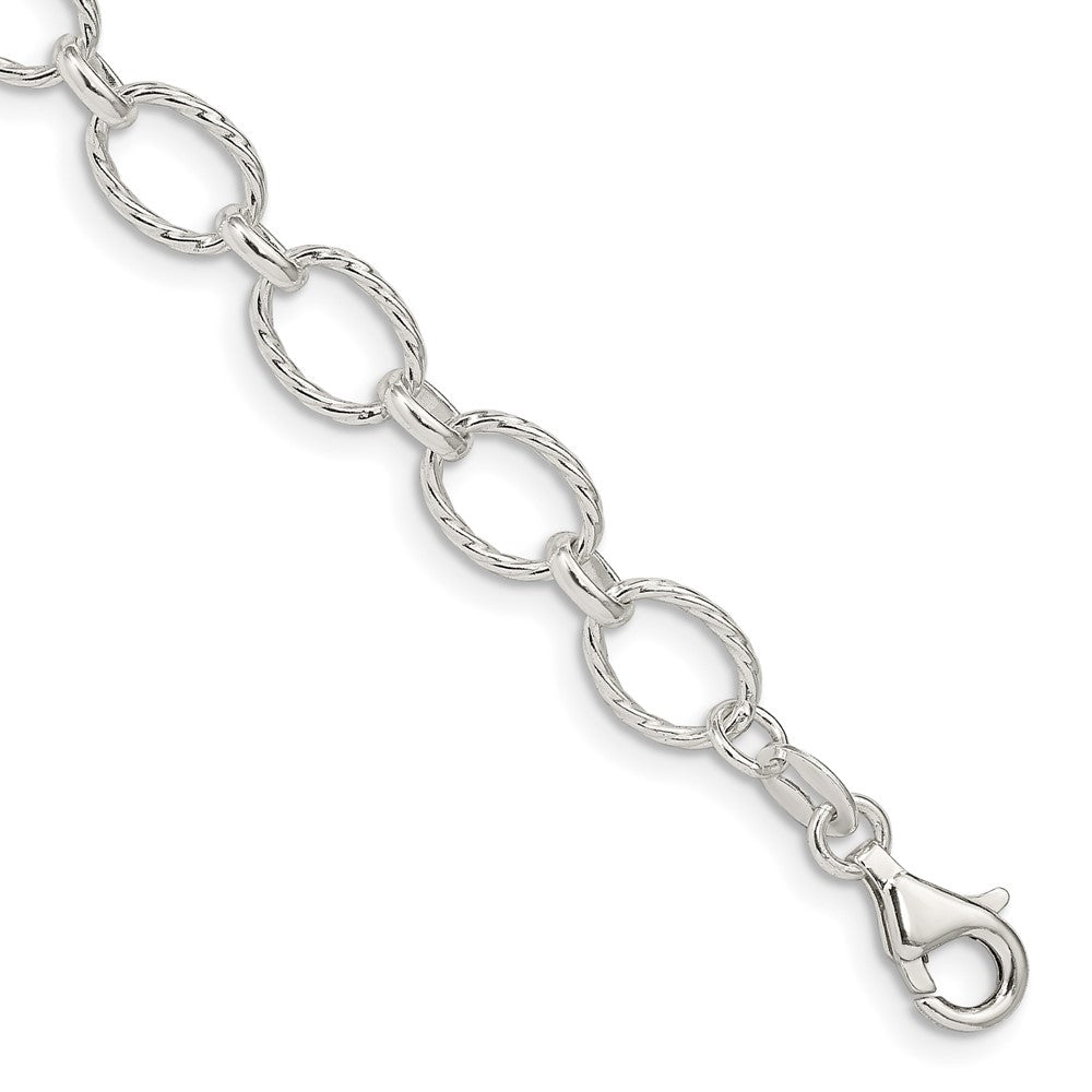 Buy Stylish 6.1mm Sterling Silver Rolo Chain - Elegant Pattern, High-Quality