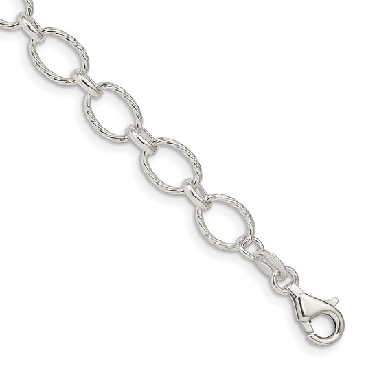Buy Stylish 6.1mm Sterling Silver Rolo Chain - Elegant Pattern, High-Quality