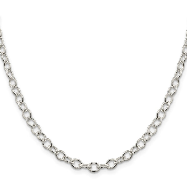 5.3mm Oval Cable Chain in Sterling Silver - Style GR1-1031497