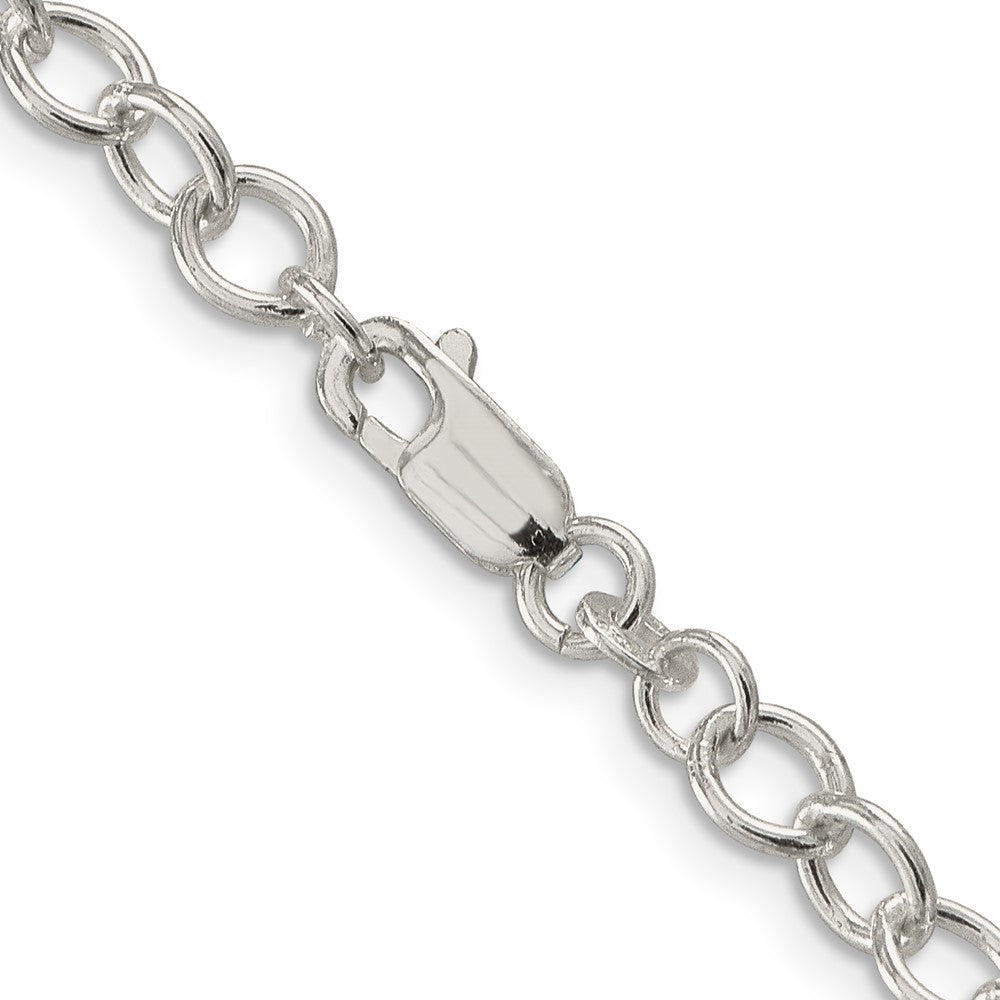 High-Quality 5.3mm Oval Cable Chain in Sterling Silver - Stylish & Affordable!