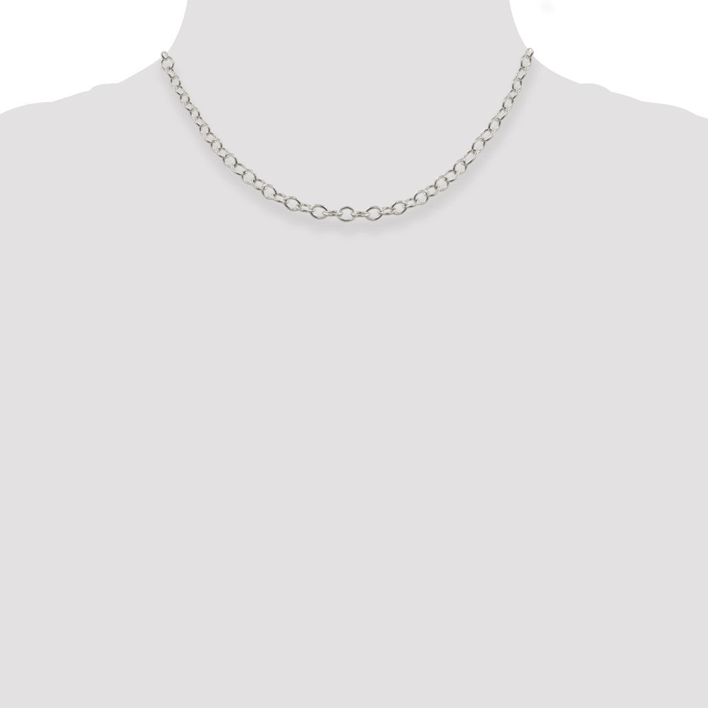 Exclusive 5.3mm Oval Cable Chain in Sterling Silver - Stylish & Affordable Value
