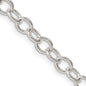 Buy Stylish 5.3mm Oval Cable Chain in Sterling Silver - Affordable Luxury!-2