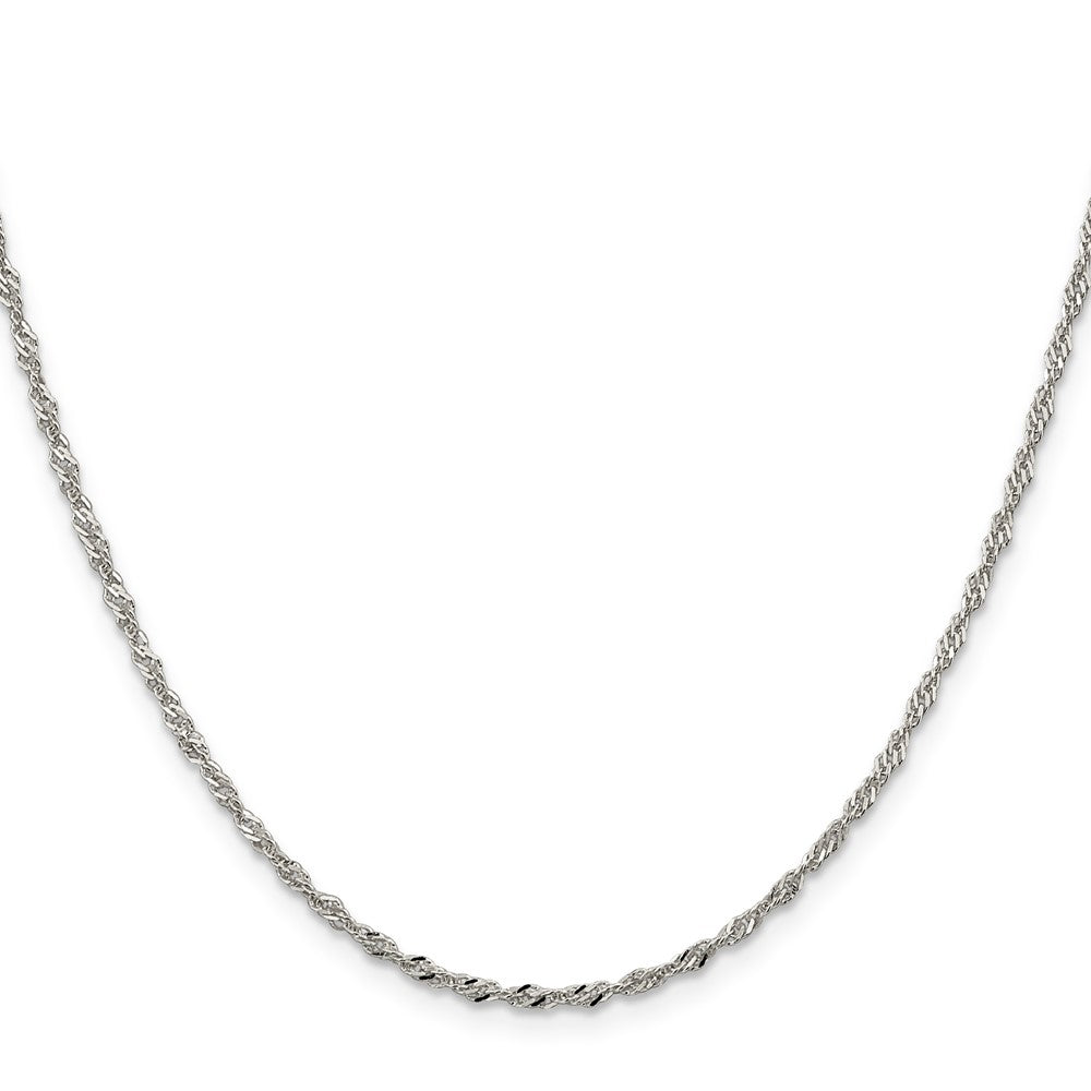 Buy Stylish 2mm Sterling Silver Singapore Chain - Affordable Luxury Jewelry