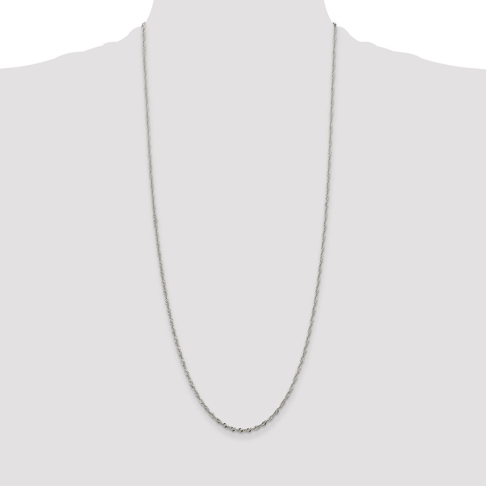 Buy Stylish 2mm Sterling Silver Singapore Chain - Affordable Luxury Jewelry