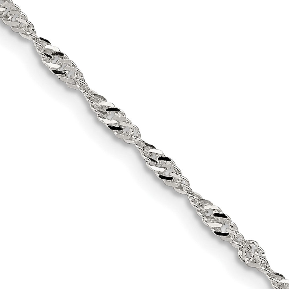 Buy Stylish 2mm Sterling Silver Singapore Chain - Affordable Luxury Jewelry