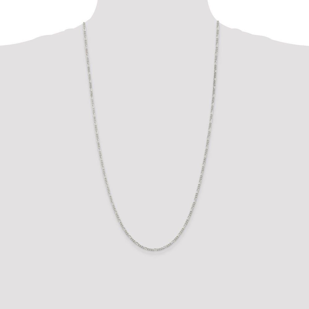 Buy Stylish 2.25mm Sterling Silver Figaro Chain - High-Quality Value Accessory