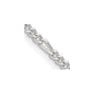 High-Quality 2.25mm Sterling Silver Figaro Chain - Stylish & Affordable Jewelry-1