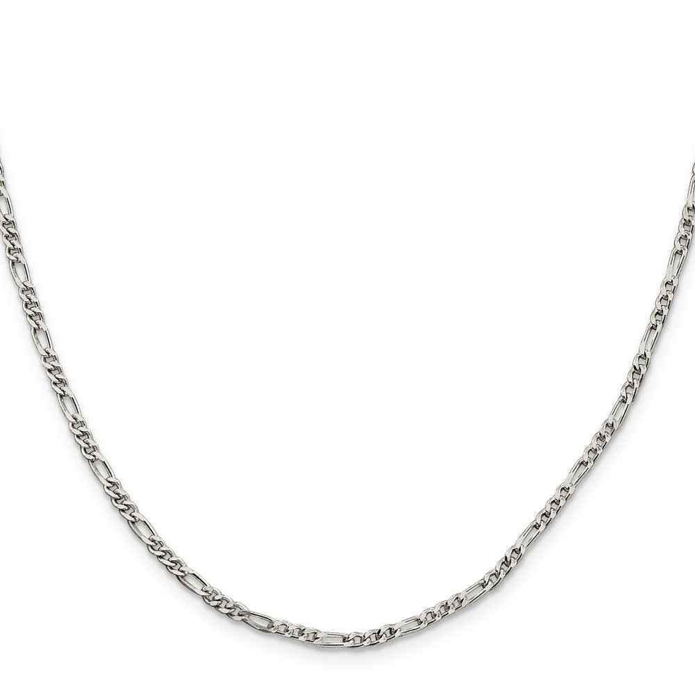 Buy Stylish 2.5mm Sterling Silver Figaro Chain - Affordable Luxury Jewelry