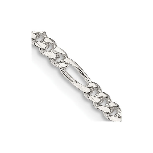 Buy 2.85mm Sterling Silver Figaro Chain | Stylish & Affordable Jewelry