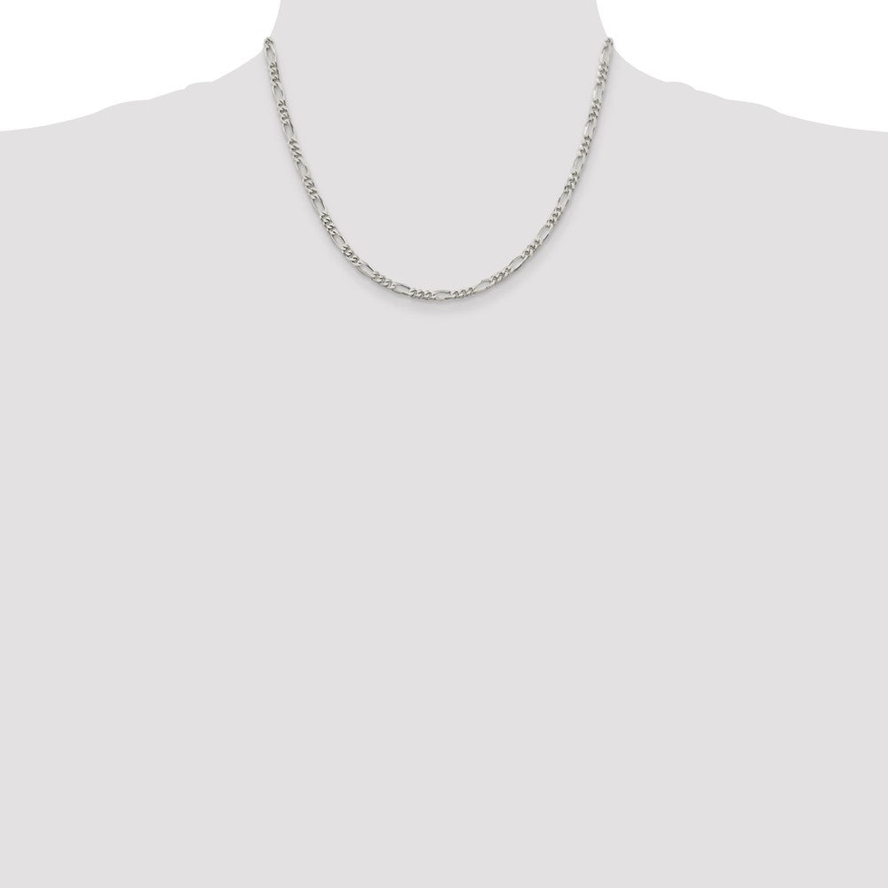 Exclusive 3.5mm Sterling Silver Figaro Chain - Affordable Luxury Jewelry