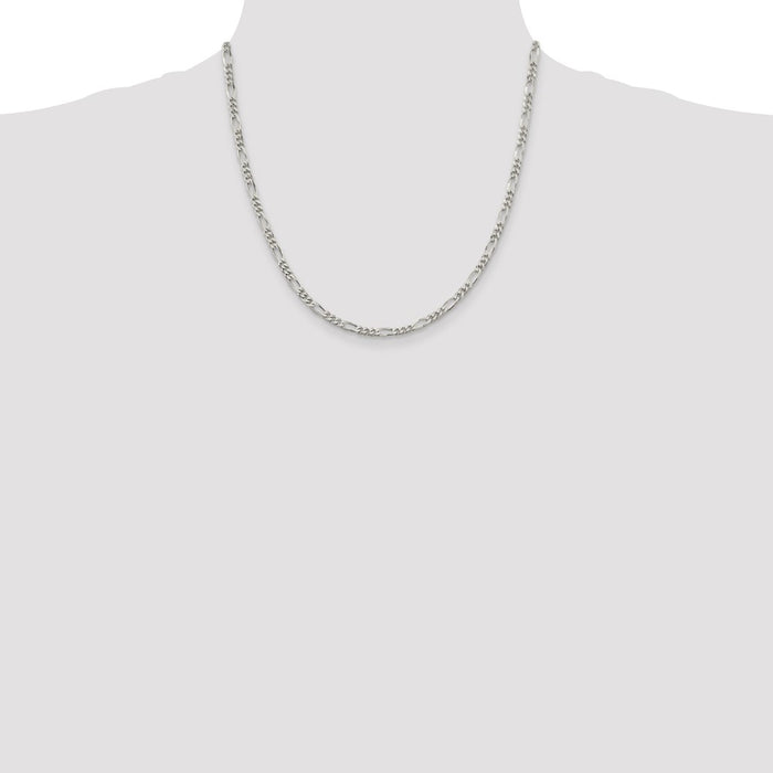 Exclusive 3.5mm Sterling Silver Figaro Chain | Stylish Value for Your Jewelry-4