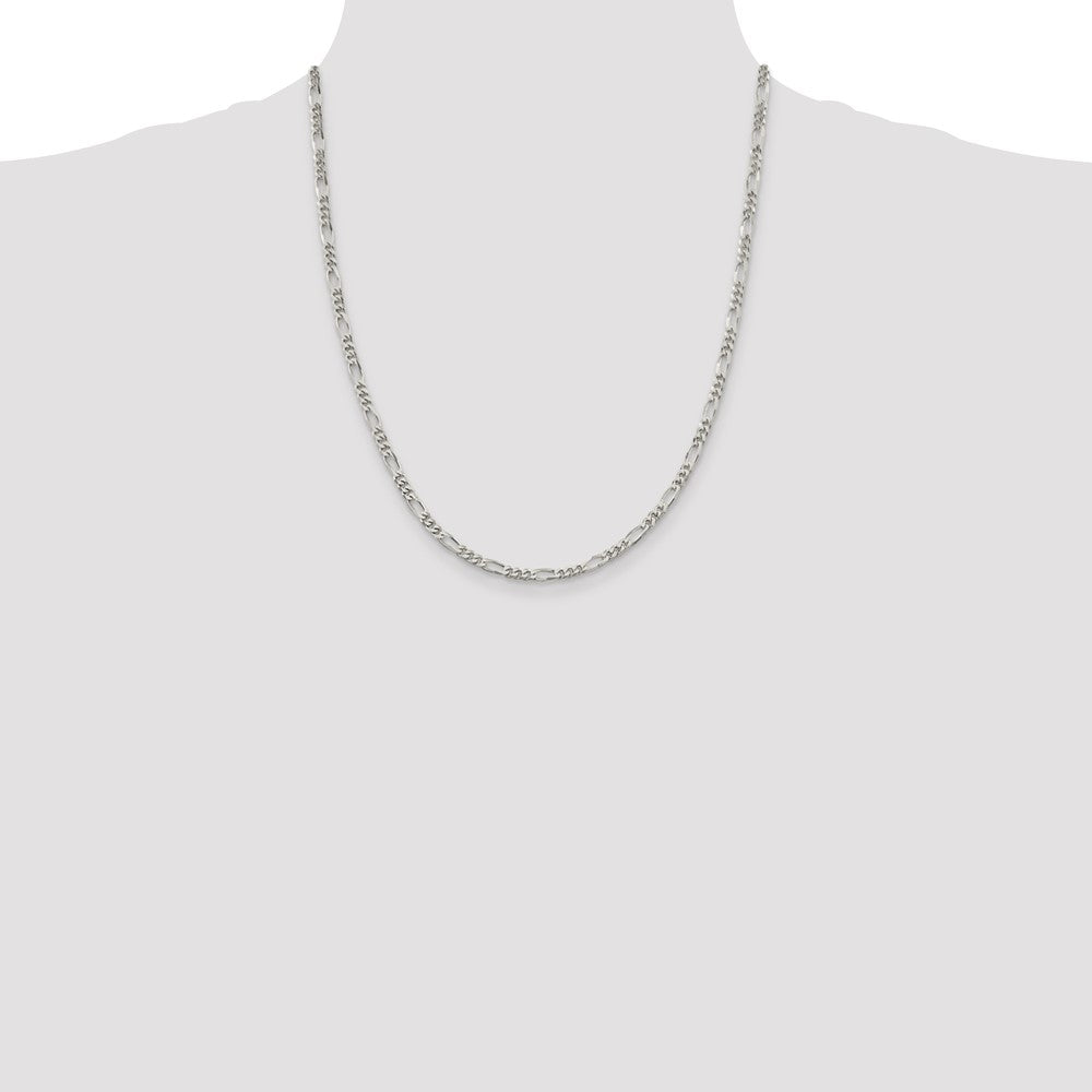 Buy 3.5mm Sterling Silver Figaro Chain - Stylish & Affordable Jewelry Piece