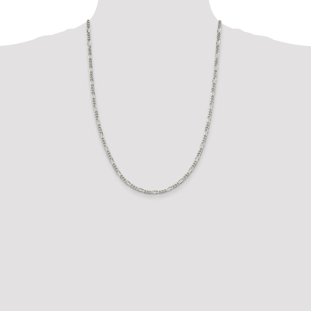 Buy Stylish 3.5mm Sterling Silver Figaro Chain - Affordable Luxury Jewelry