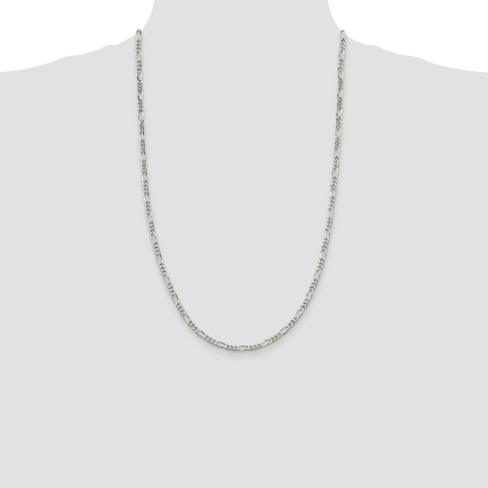 Exclusive 3.5mm Sterling Silver Figaro Chain - Stylish & Affordable Accessory