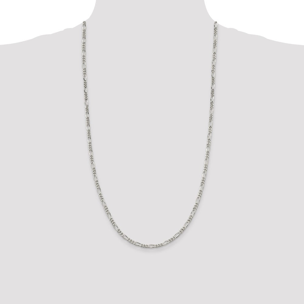 Buy Stylish 3.5mm Sterling Silver Figaro Chain - Luxury at an Affordable Price