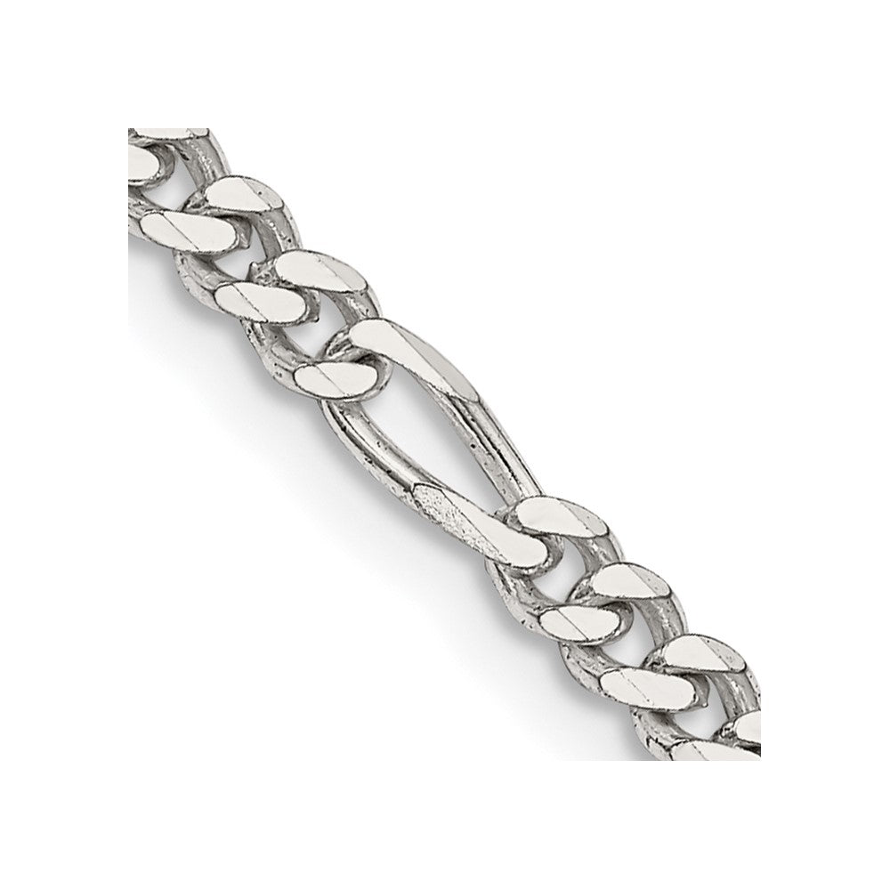 Buy Stylish 3.5mm Sterling Silver Figaro Chain - Affordable Luxury Design