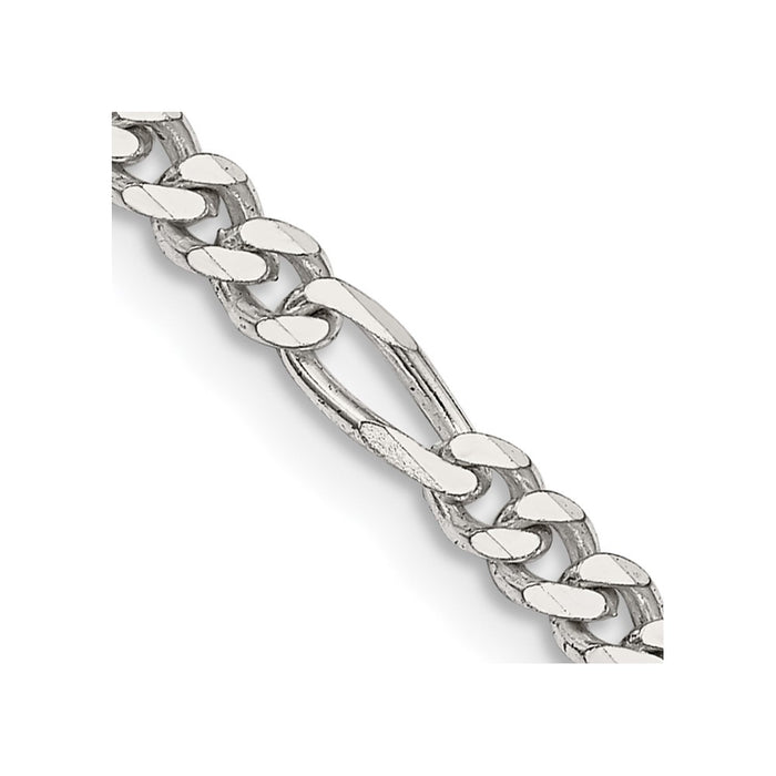 Buy Stylish 3.5mm Sterling Silver Figaro Chain - Affordable Luxury Design-1