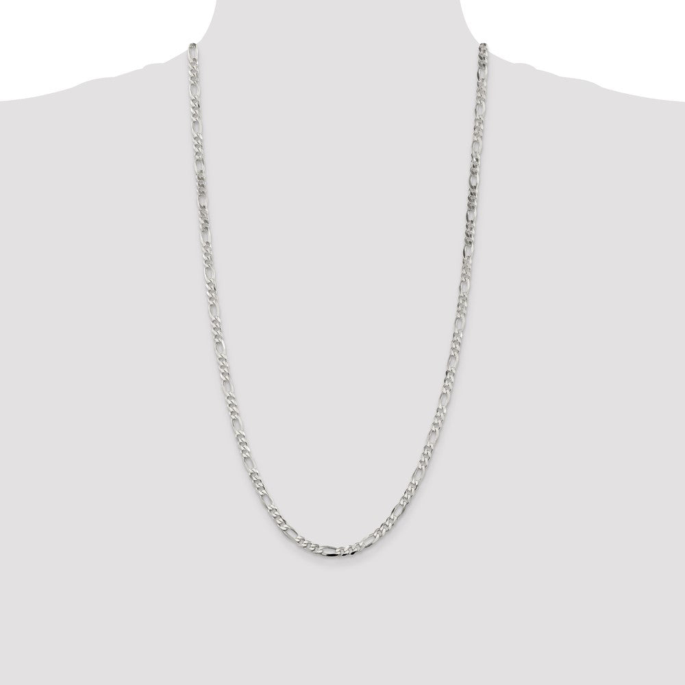 Buy Stylish 4.5mm Sterling Silver Figaro Chain - Affordable Luxury Jewelry