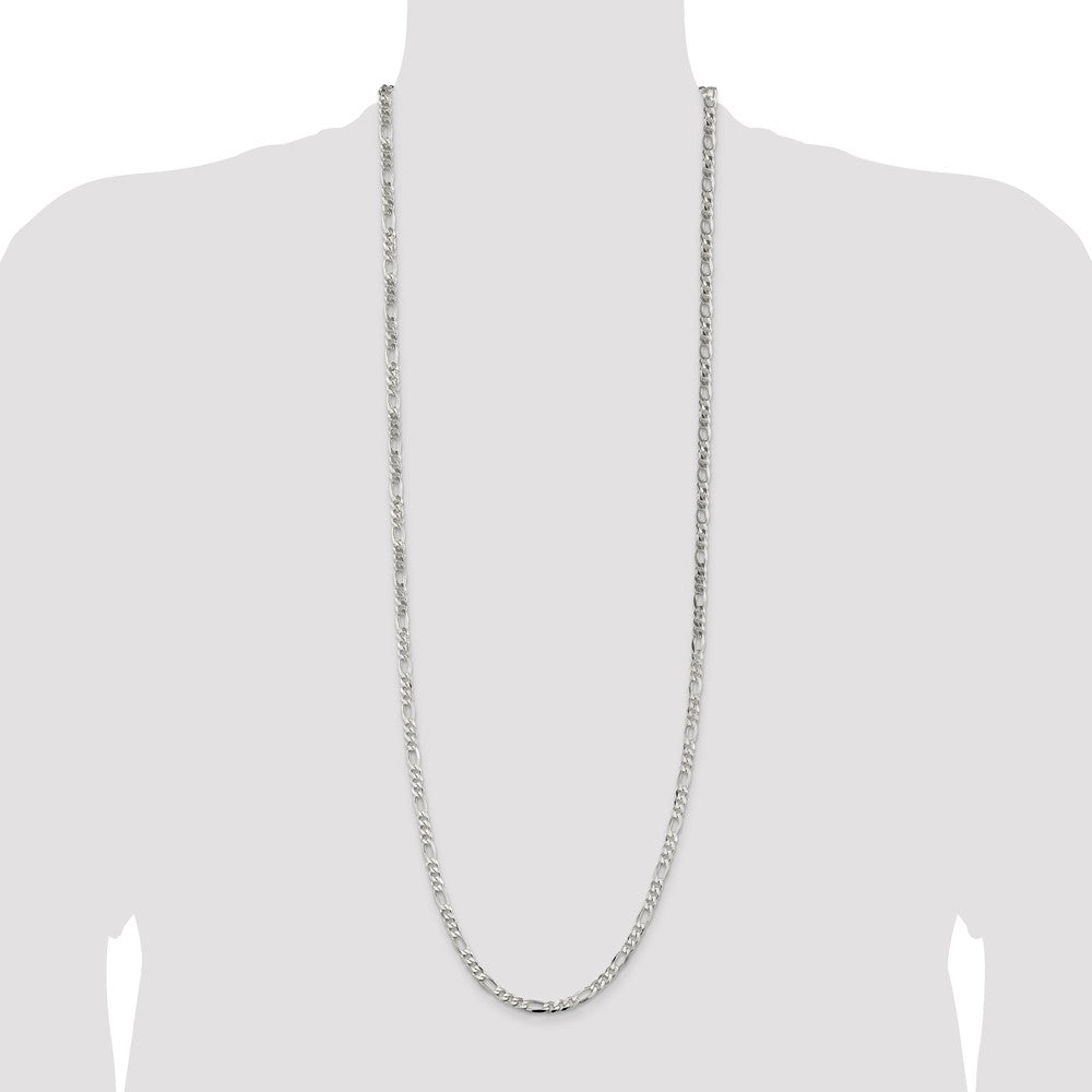 Buy Stylish 4.5mm Sterling Silver Figaro Chain - Affordable Luxury Jewelry