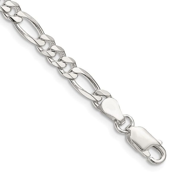 4.5mm Sterling Silver Figaro Chain - Style GR1-1029607