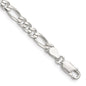 Buy Stylish 4.5mm Sterling Silver Figaro Chain - Affordable Luxury for Every Occasion-2