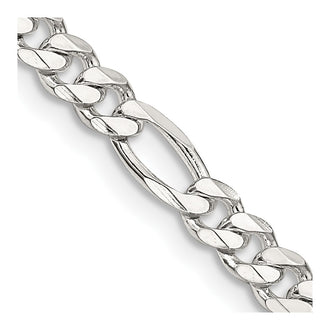 High-Quality 4.5mm Sterling Silver Figaro Chain - Stylish & Affordable Value