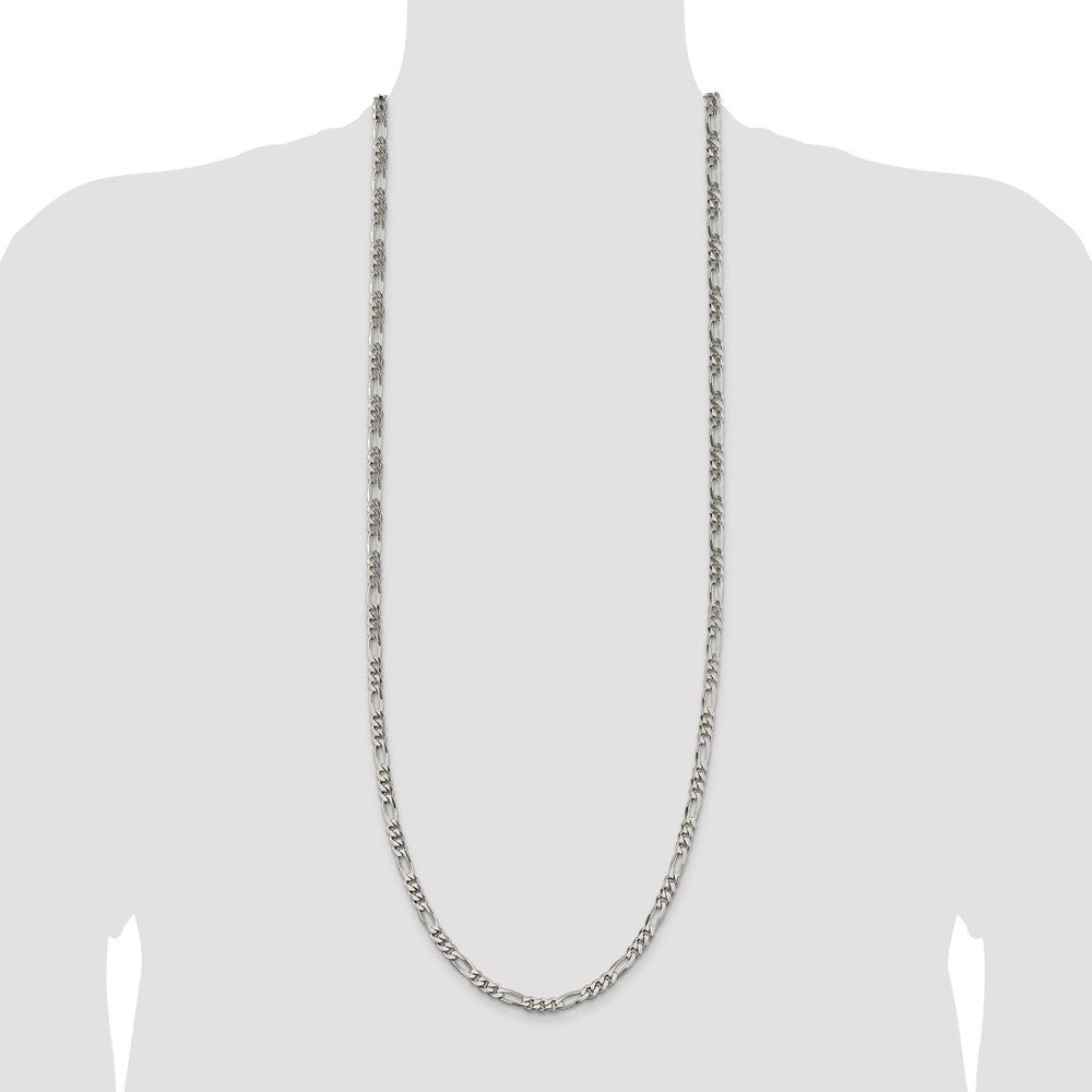 Buy Stylish 5.5mm Sterling Silver Figaro Chain - Affordable Luxury Accessory