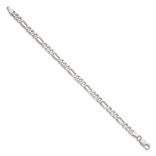 Buy Stylish 5.5mm Sterling Silver Figaro Chain - Affordable Luxury Jewelry