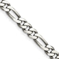 High-quality Antiqued Sterling Silver 5.5mm Figaro Chain - Stylish Value!-7
