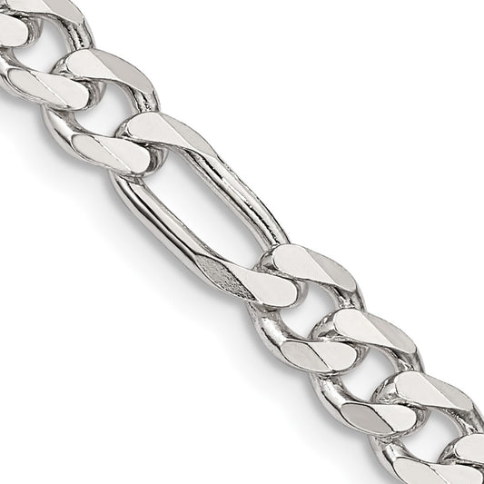 Exclusive 5.5mm Sterling Silver Figaro Chain - Stylish, Affordable Jewelry