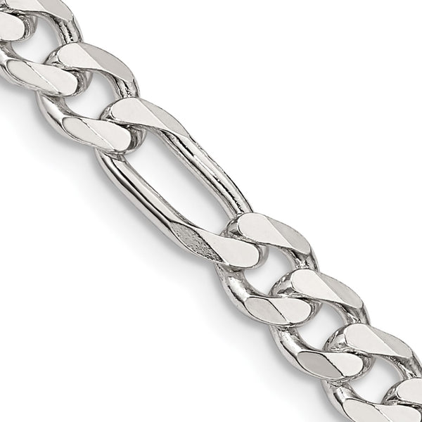 5.5mm Sterling Silver Figaro Chain - Style GR1-1032713