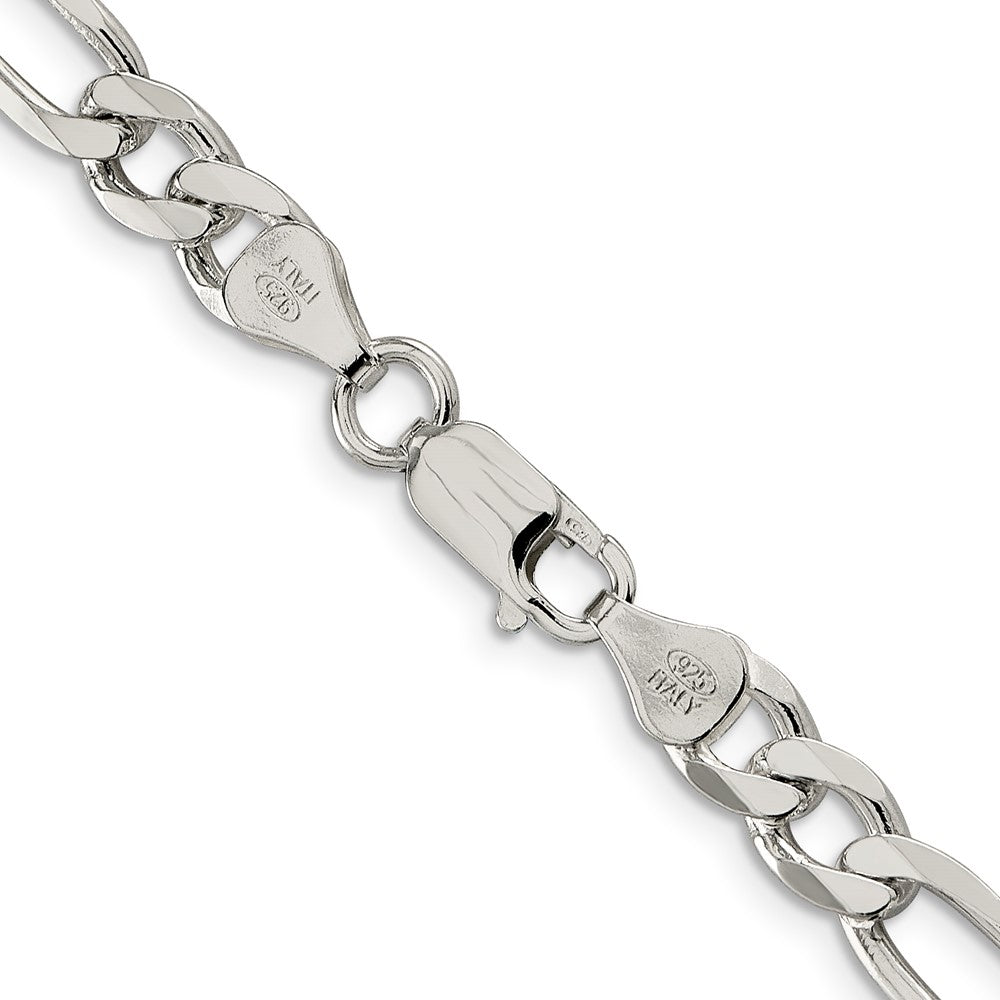 Exclusive 6.75mm Sterling Silver Figaro Link Chain - Affordable Luxury Jewelry