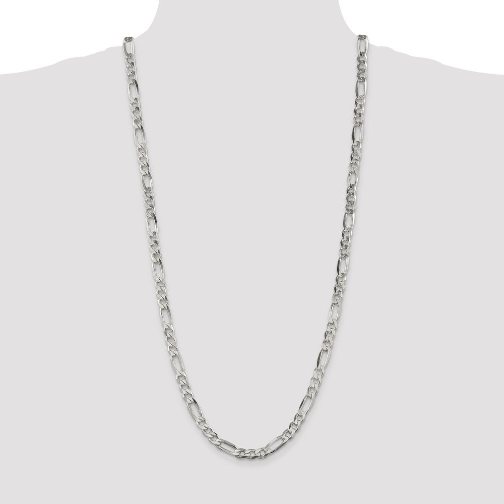 Exclusive 6.75mm Sterling Silver Figaro Link Chain - Affordable Luxury Jewelry