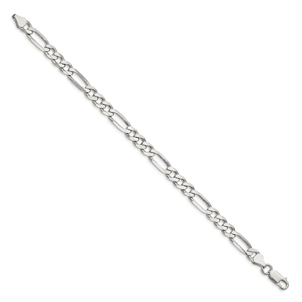 6.75mm Sterling Silver Figaro Link Chain - Style GR1-1030306