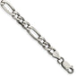 Buy Stylish Antiqued Sterling Silver 6.5mm Figaro Chain | Affordable Luxury-1