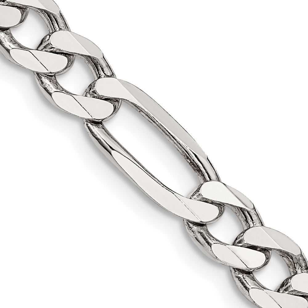 Exclusive 6.75mm Sterling Silver Figaro Link Chain - Affordable Luxury Jewelry