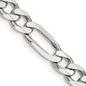 Buy Stylish 6.75mm Sterling Silver Figaro Link Chain - Affordable Luxury-5