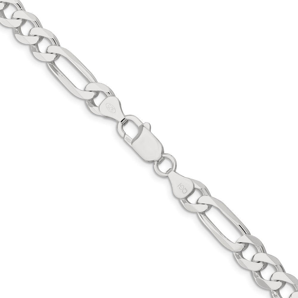 Exclusive 7.5mm Sterling Silver Figaro Chain - Stylish & Affordable Price
