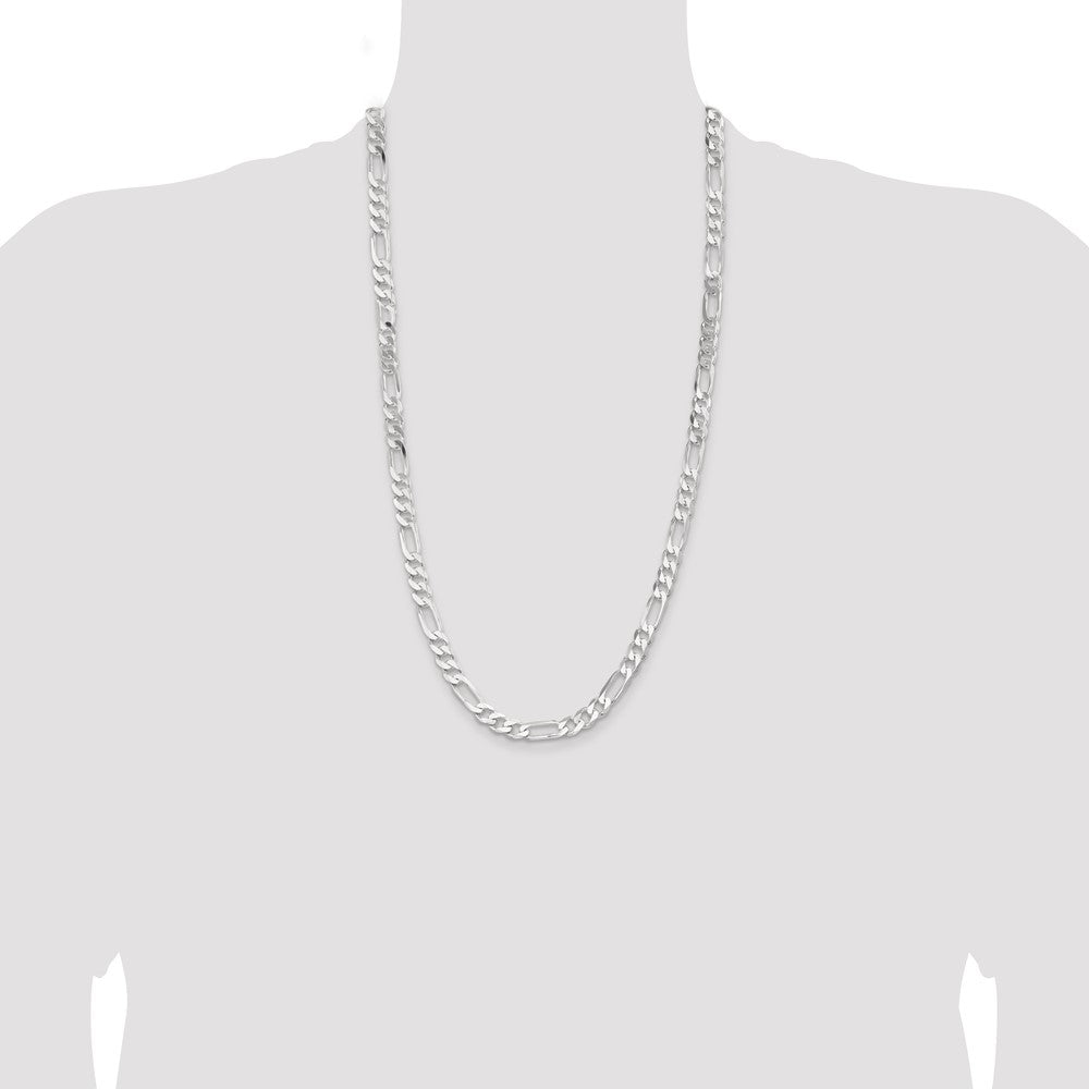 Buy Stylish 7.5mm Sterling Silver Figaro Chain - Affordable Luxury Jewelry