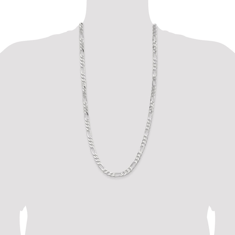 Buy Stylish 7.5mm Sterling Silver Figaro Chain - Affordable Luxury Jewelry