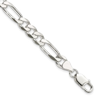 Buy Stylish 7.5mm Sterling Silver Figaro Chain - Affordable Luxury Accessory