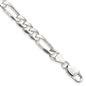 High-Quality 7.5mm Sterling Silver Figaro Chain - Stylish & Affordable Luxury-3