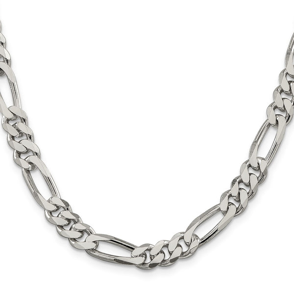 8mm Sterling Silver Figaro Chain - Style GR1-1032814
